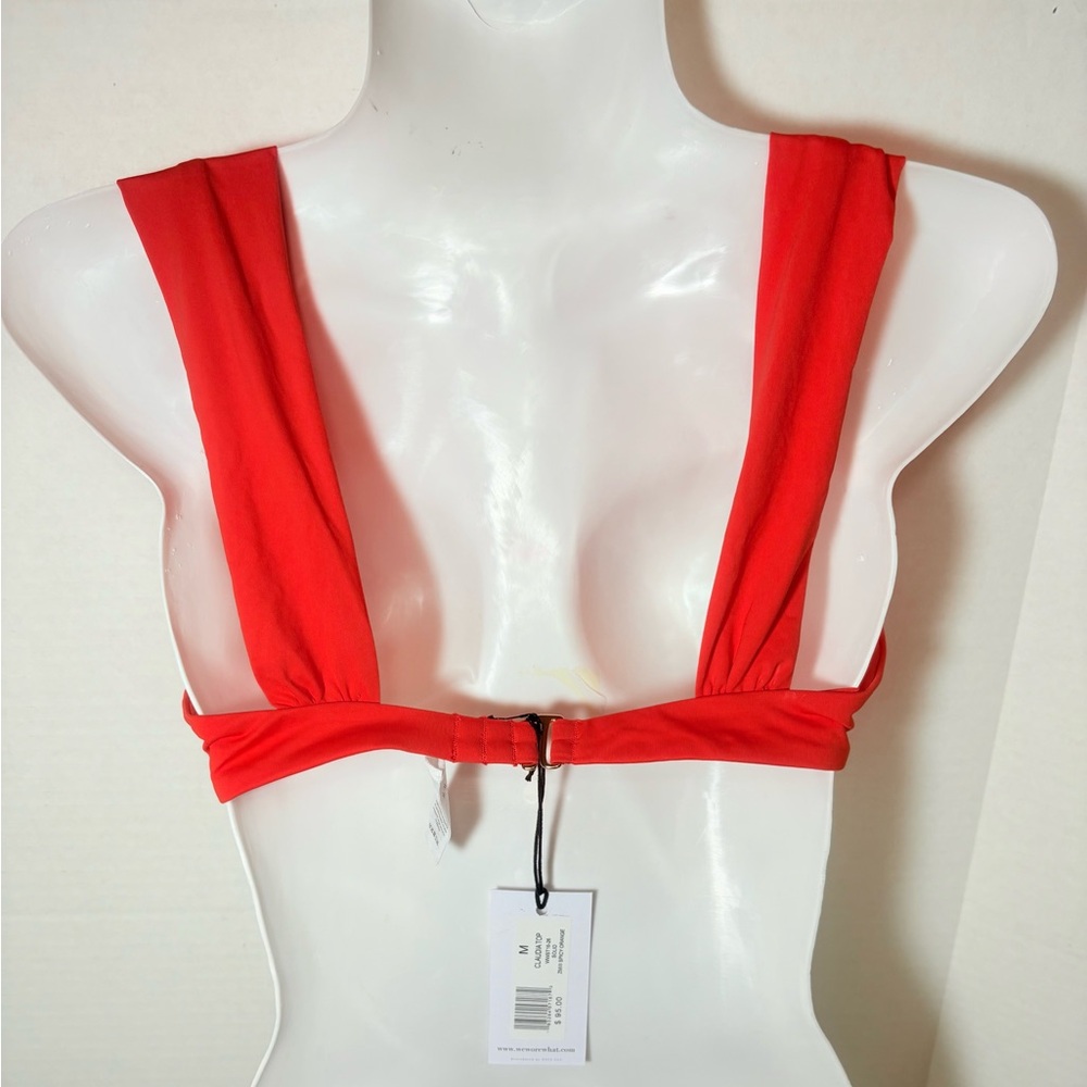 WEWOREWHAT Claudia Bikini Top in Spicy Orange - Picture 6 of 9